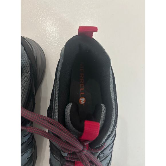 Merrell Siren Sport 2 Women’s Hiking Shoes  Turbulence Gray/Red, Size 7.5 - Picture 3 of 9